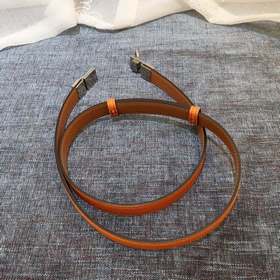 Hermès Женский тонкий ремень из кожи Epsom, ширина 1,7 см, регул