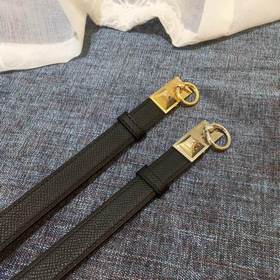 Hermès Женский тонкий ремень из кожи Epsom, ширина 1,7 см, регул