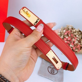 HERMES (Hermès) Оригинальный женский пояс Kelly, который можно но