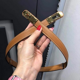 HERMES (Hermès) Оригинальный женский пояс Kelly, который можно но