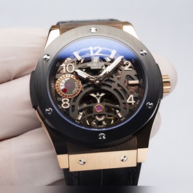 HUBLOT — Классическая серия мужских часов с турбийоном Ремешок： и