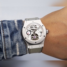 HUBLOT — Классическая серия мужских часов с турбийоном Ремешок： и