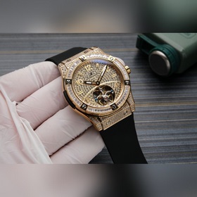 Хэнбао-Убло HUBLOT Роскошный корпус бриллиантами / Модный ажурный