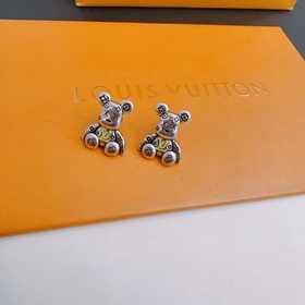 Высококачественные серьги Louis Vuitton LV (реальные фотографии) 