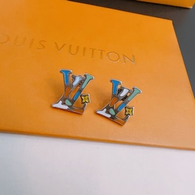 Высококачественные серьги Louis Vuitton LV (реальные фотографии) 