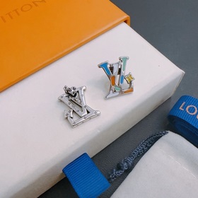 Высококачественные серьги Louis Vuitton LV (реальные фотографии) 