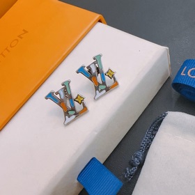 Высококачественные серьги Louis Vuitton LV (реальные фотографии) 