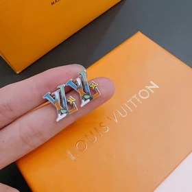 Высококачественные серьги Louis Vuitton LV (реальные фотографии) 