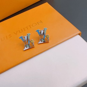 Высококачественные серьги Louis Vuitton LV (реальные фотографии) 