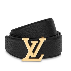 Двусторонний ремень LV Heritage шириной 34 мм из зернистой кожи к