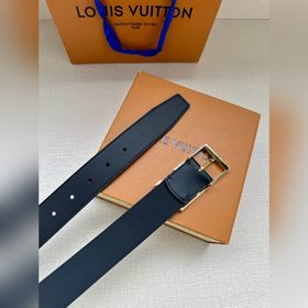 3.4-дюймовый пояс LV Skyline из тонкой кожи овечьей кожи окрашен 