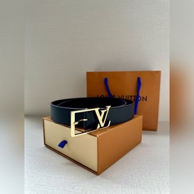 3.4-дюймовый пояс LV Skyline из тонкой кожи овечьей кожи окрашен 