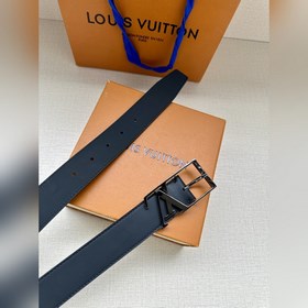 3.4-дюймовый пояс LV Skyline из тонкой кожи овечьей кожи окрашен 