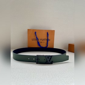 3.4-дюймовый пояс LV Skyline из тонкой кожи овечьей кожи окрашен
