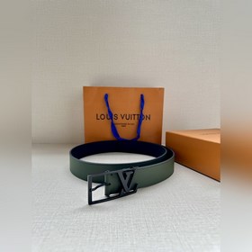 3.4-дюймовый пояс LV Skyline из тонкой кожи овечьей кожи окрашен 