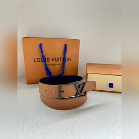 3.4-дюймовый пояс LV Skyline из тонкой кожи овечьей кожи окрашен 