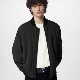 4,0-сантиметровый двусторонний пояс LV Line из ткани Monogram Ecl