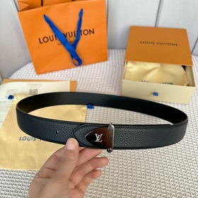 Серия Lv S-Lock, ширина 3,5 см, кожа с текстурой личи, произведен
