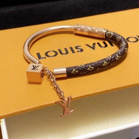 Оригинальный браслет из кожи LV Louis Vuitton, материал соответст
