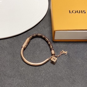 Оригинальный браслет из кожи LV Louis Vuitton, материал соответст
