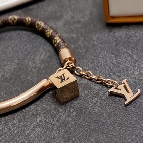 Оригинальный браслет из кожи LV Louis Vuitton, материал соответст