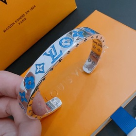 Высококачественный браслет Louis Vuitton LV, изготовлен вручную, 