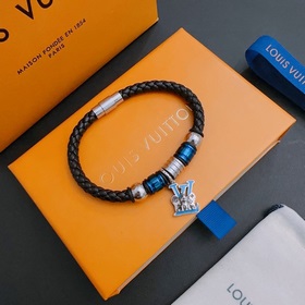 Высококачественный кожаный браслет LV Louis Vuitton, оригинальная