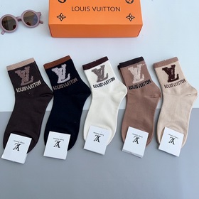 (5 пар в коробке) LV Louis Vuitton — чрезвычайно популярный товар