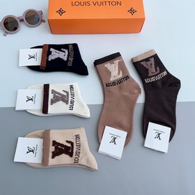 (5 пар в коробке) LV Louis Vuitton — чрезвычайно популярный товар