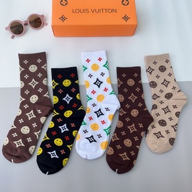 (5 пар в коробке) LV Louis Vuitton — чрезвычайно популярный товар