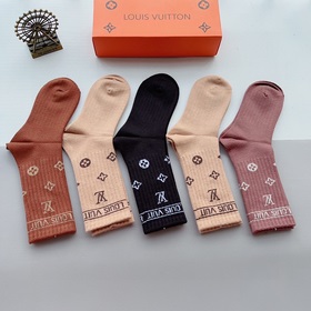 (5 пар в коробке) LV Louis Vuitton — чрезвычайно популярный товар