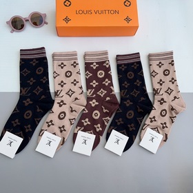 (5 пар в коробке) LV Louis Vuitton — очень популярные мужские нос