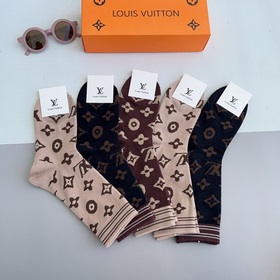 (5 пар в коробке) LV Louis Vuitton — очень популярные мужские нос