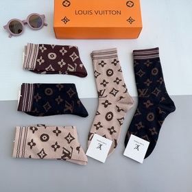 (5 пар в коробке) LV Louis Vuitton — очень популярные мужские нос