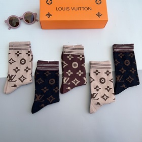 (5 пар в коробке) LV Louis Vuitton — очень популярные мужские нос