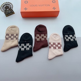 (5 пар в коробке) LV Louis Vuitton — чрезвычайно популярный товар