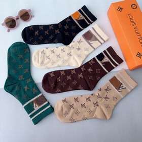 (5 пар в коробке) LV Louis Vuitton — очень популярные мужские нос
