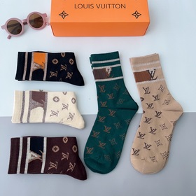(5 пар в коробке) LV Louis Vuitton — очень популярные мужские нос