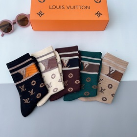 (5 пар в коробке) LV Louis Vuitton — очень популярные мужские нос
