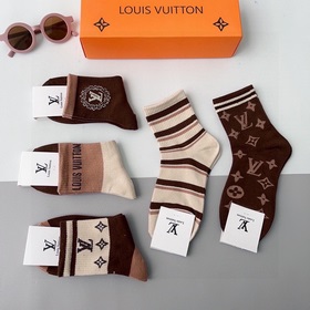 (5 пар в коробке) LV Louis Vuitton — чрезвычайно популярный товар
