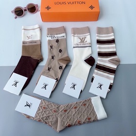 (5 пар в коробке) LV Louis Vuitton — очень популярные мужские нос