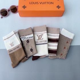 (5 пар в коробке) LV Louis Vuitton — очень популярные мужские нос