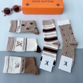 (5 пар в коробке) LV Louis Vuitton — очень популярные мужские нос