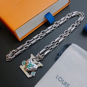 Оригинальный LV ожерелье, новая модель, ретро-стиль, модный аксес