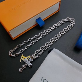 Оригинальный LV ожерелье, новая модель, ретро-стиль, модный аксес