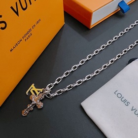 Оригинальный LV ожерелье, новая модель, ретро-стиль, модный аксес