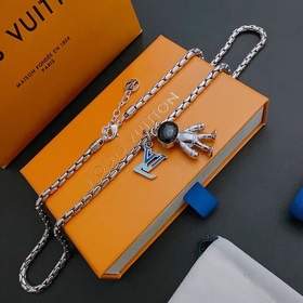 Оригинальный LV ожерелье, новая модель, ретро-стиль, модный аксес