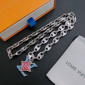 Оригинальный LV ожерелье, новая модель, ретро-стиль, модный аксес