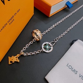 Оригинальный LV ожерелье, новая модель, ретро-стиль, модный аксес