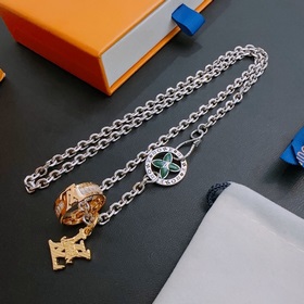 Оригинальный LV ожерелье, новая модель, ретро-стиль, модный аксес